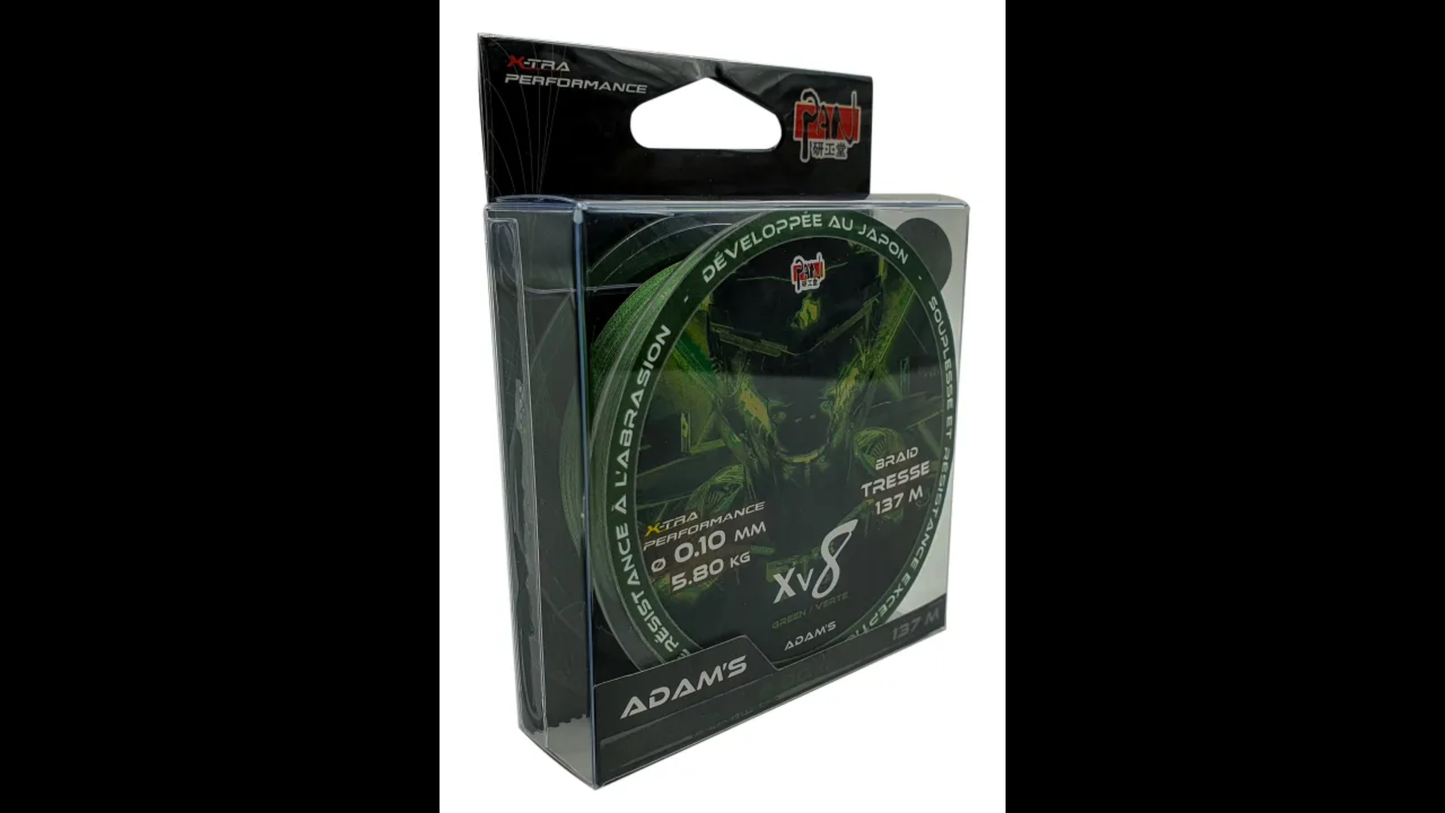 Tresse ADAM'S XV8 137m Verte