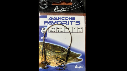 AUTAIN FAVORIT'S 30 CM + EMERILLON (Sachet de 3 pièces)