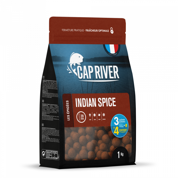 Bouillettes CAP RIVER INDIAN SPICE 20mm