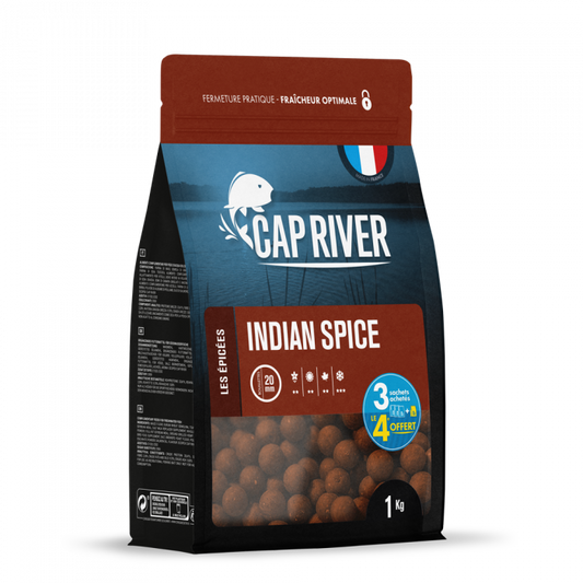 Bouillettes CAP RIVER INDIAN SPICE 20mm