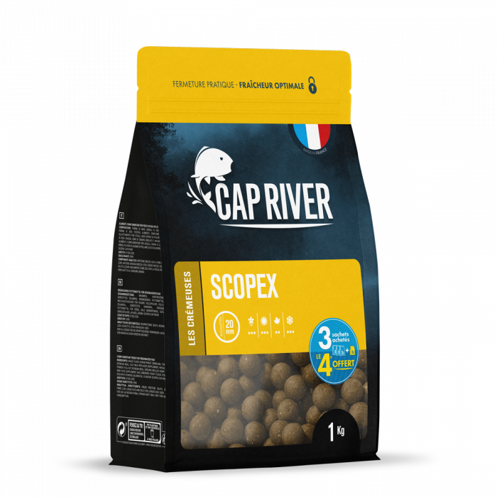 Bouillettes CAP RIVER SCOPEX 15mm