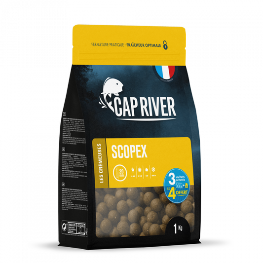 Bouillettes CAP RIVER SCOPEX 15mm